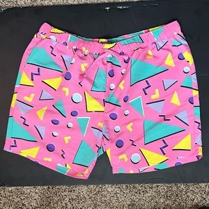 90s Pattern Board Shorts